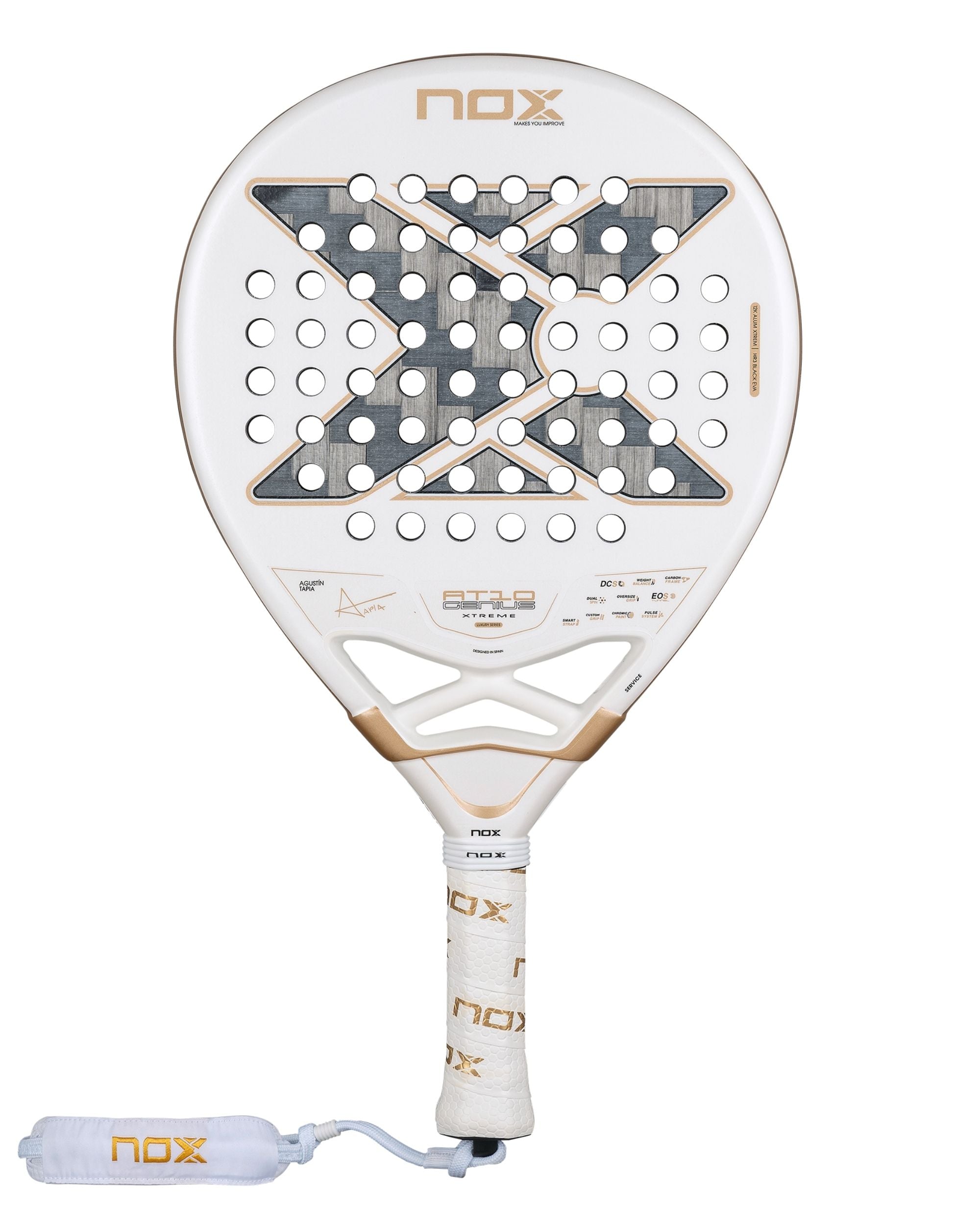 NOX AT10 Luxury Genius 12K Alum XTREM 2026 Padel Raketi - PadelMedit