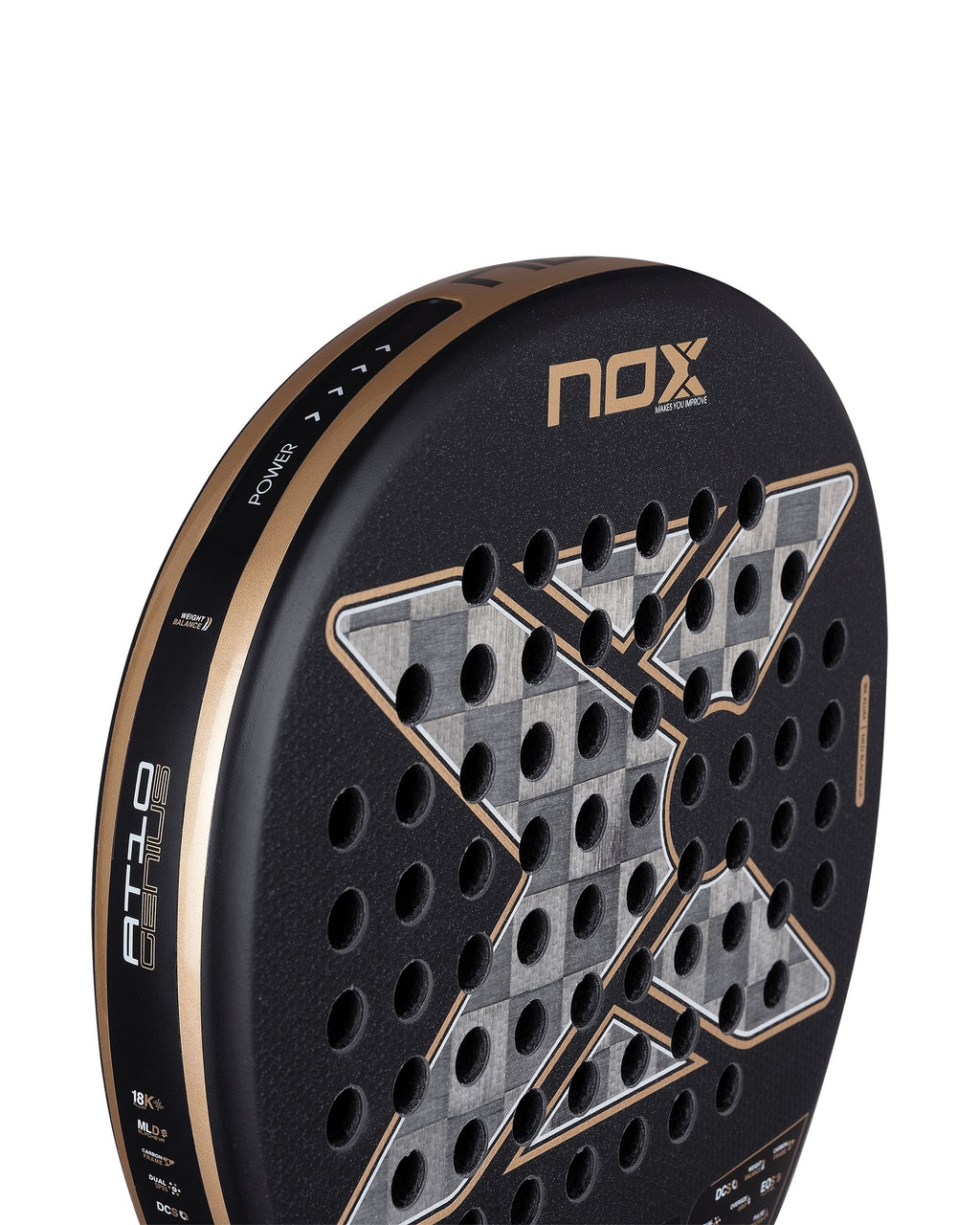 AT10 Luxury Genius 18K Alum 2026 Padel Raketi